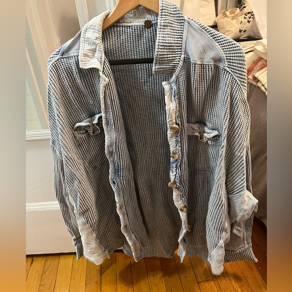 COPY - Free people button down jacket shirt
